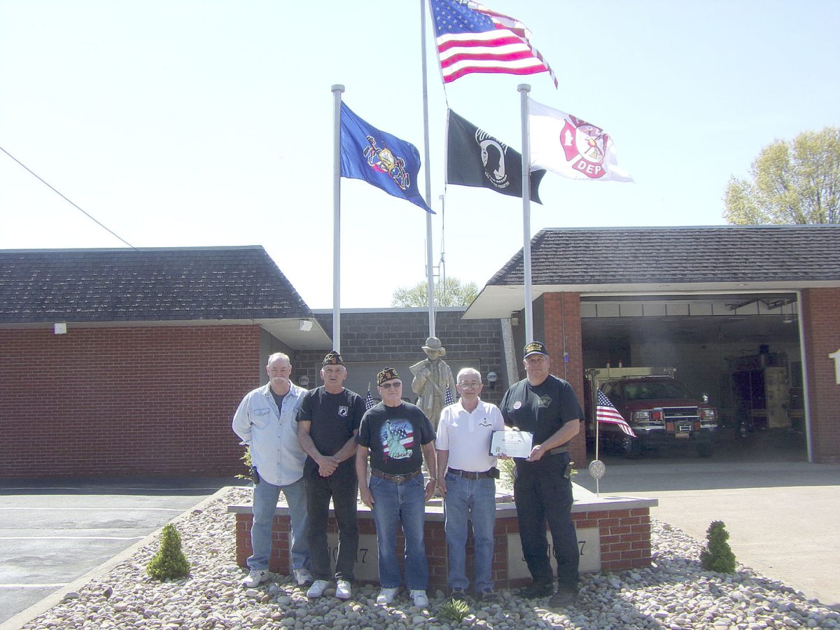 Stockdale Fire Department receives Flag Award ObserverReporter